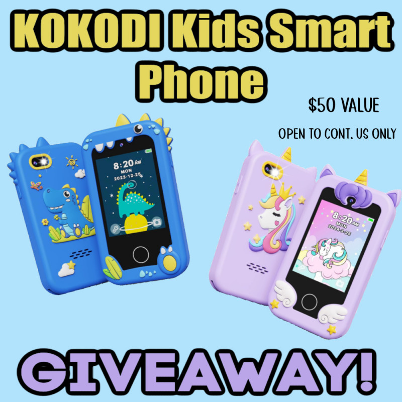 KOKODI Kids Toy Smartphone Review + Giveaway.