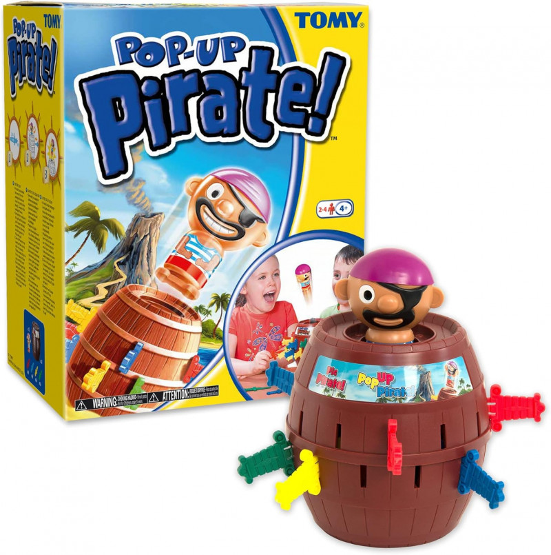 TOMY Pop Up Pirate Board Game.