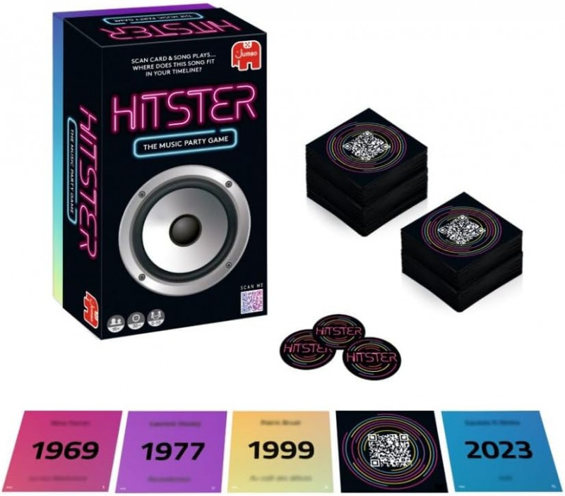 Jumbo Hitster - The Music Party Card Game.