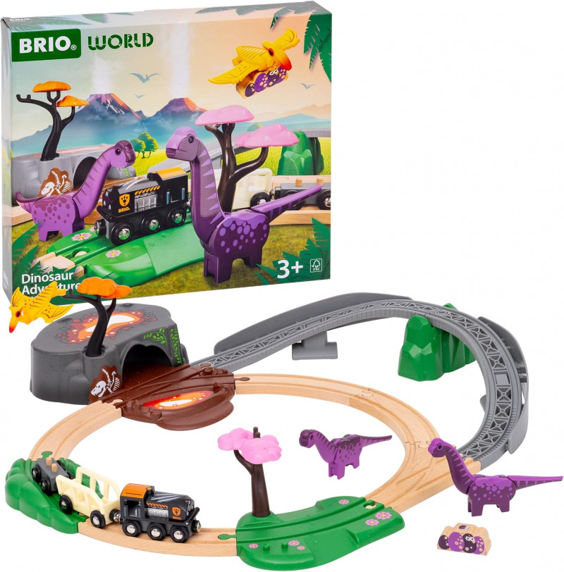 BRIO World – 36094 Dinosaur Adventure Set.