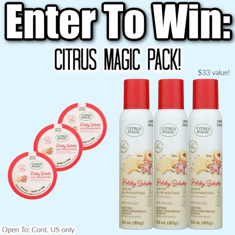 Citrus Magic: Holiday Bakeshop Air Care Giveaway!