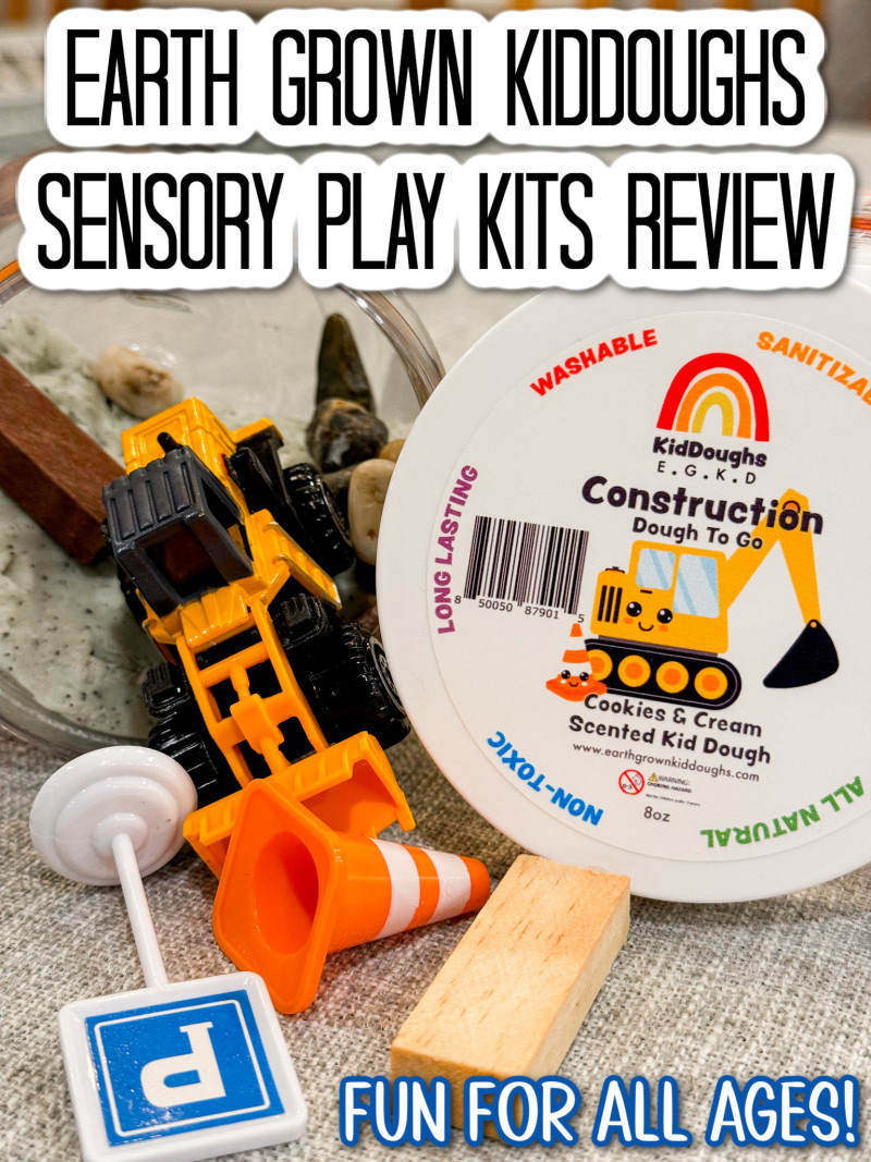 Earth Grown KidDoughs Sensory Play Kits Review.