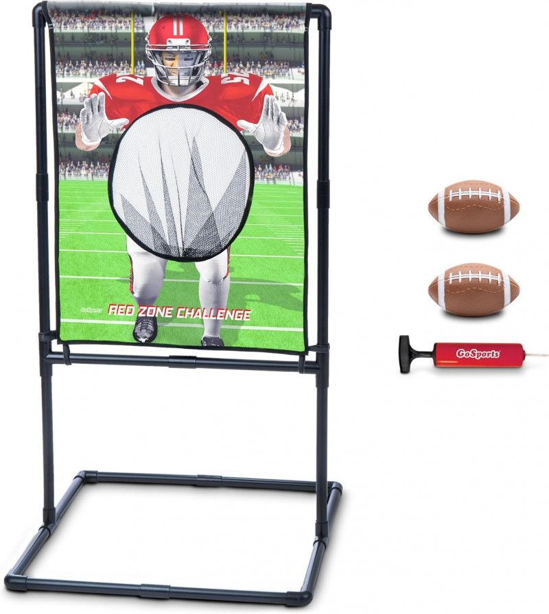 GoSports Red Zone Challenge Football Toss Game for Kids.