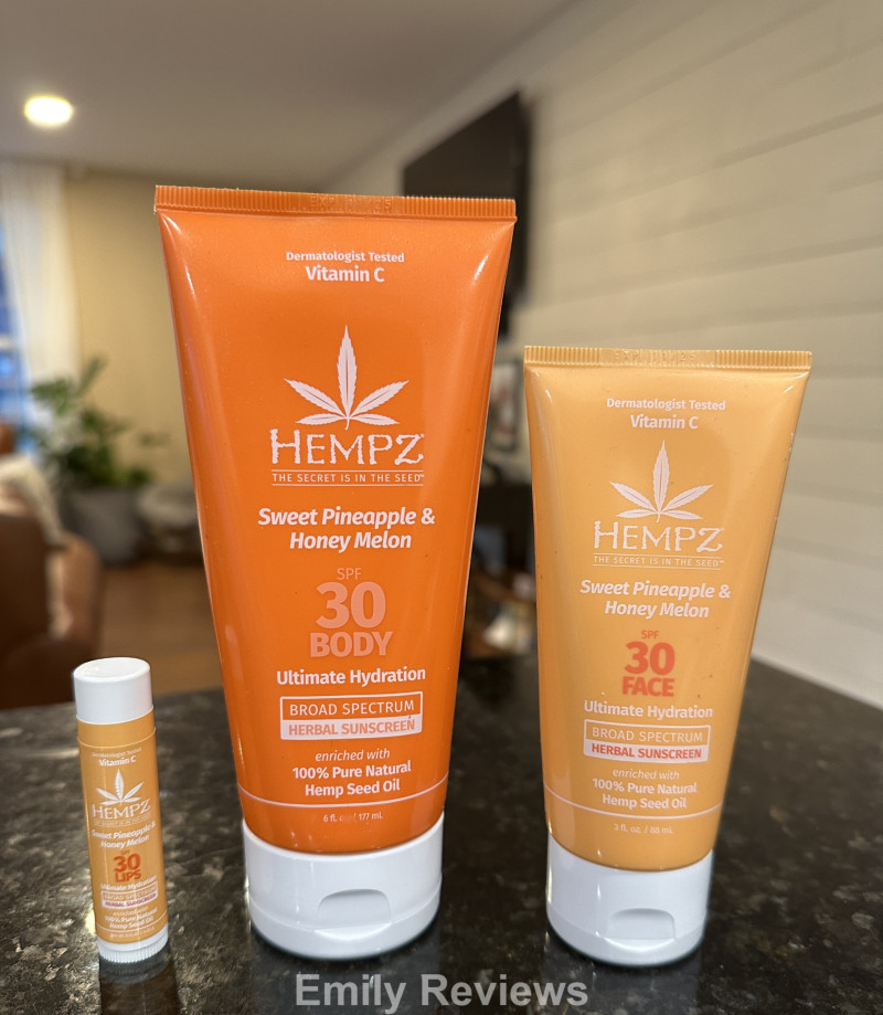 Hempz, Hemp Skincare, Sunscreen, Bodywash, Sugar Scrub, After Sun Care