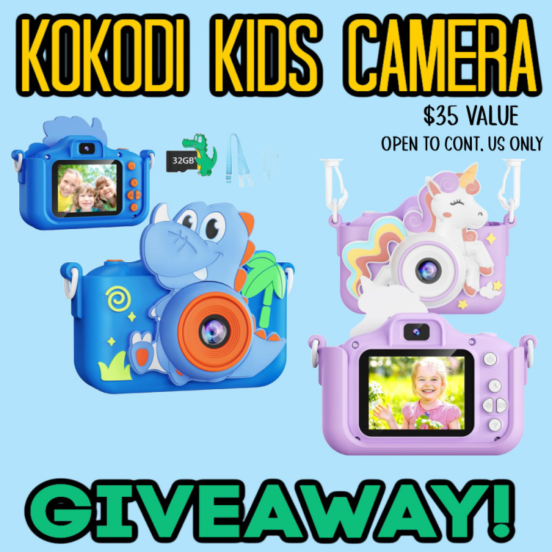 KOKODI Kids Camera Review + Giveaway.