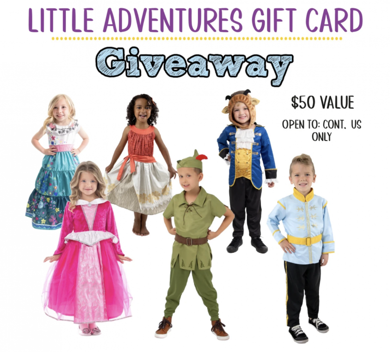 Little Adventures $50 Gift Card Giveaway - BEST Halloween Costumes & Dress Ups!