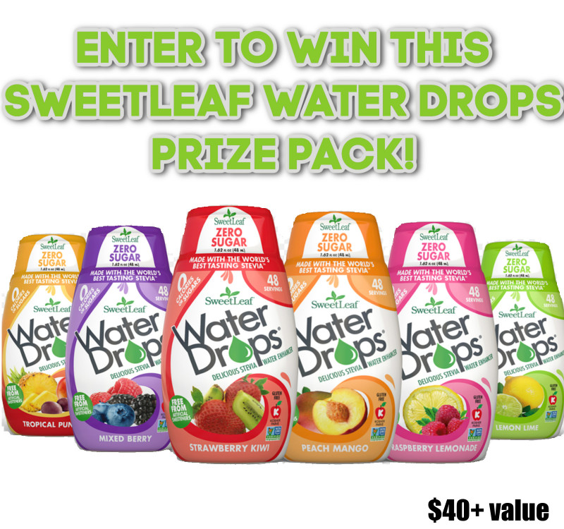 SweetLeaf Water Drops Giveaway (The easiest way to sweeten your water!)