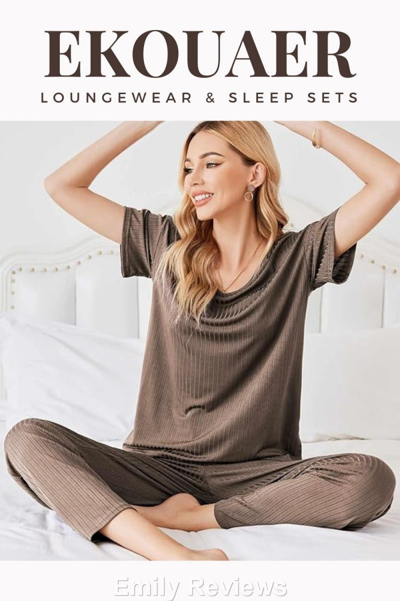 Ekouaer, Sleepwear, Loungewear, 2-Piece Outfits