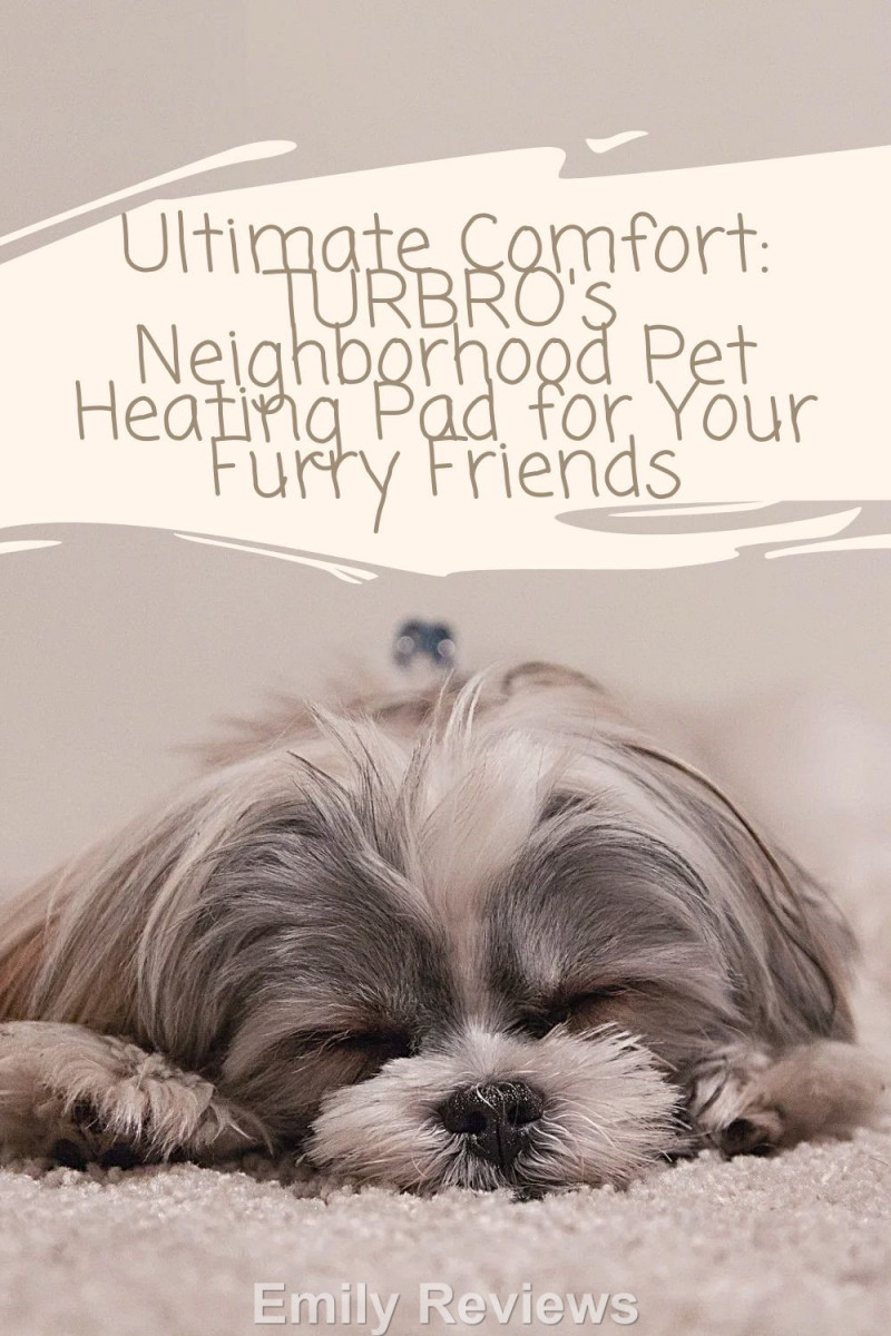 Turbro, Pet Heating Pad, Pet Pregnancy, Pet Arthritis, Elderly Pet, Dog Bed