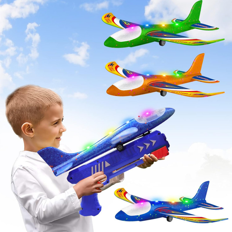 3 Pack Foam Airplane Launcher.