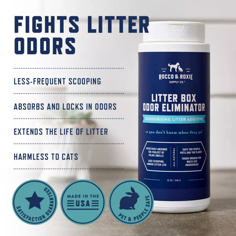 Rocco & Roxy litter box odor eliminator 