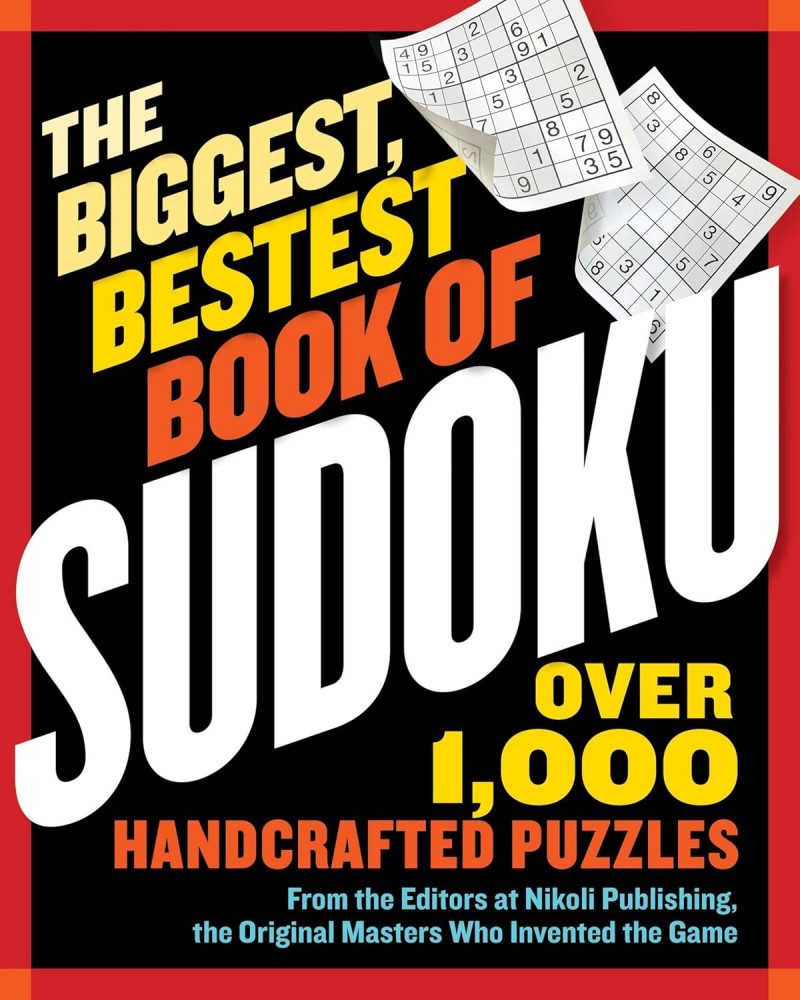 the biggest bestest book of sudoku