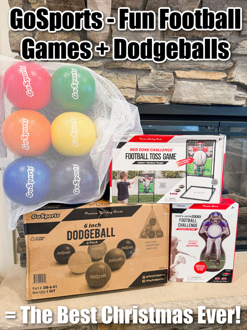 GoSports - Fun Football Games + Dodgeballs = The Best Christmas Ever!