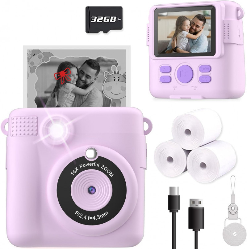 Instant Print Camera for Kids.