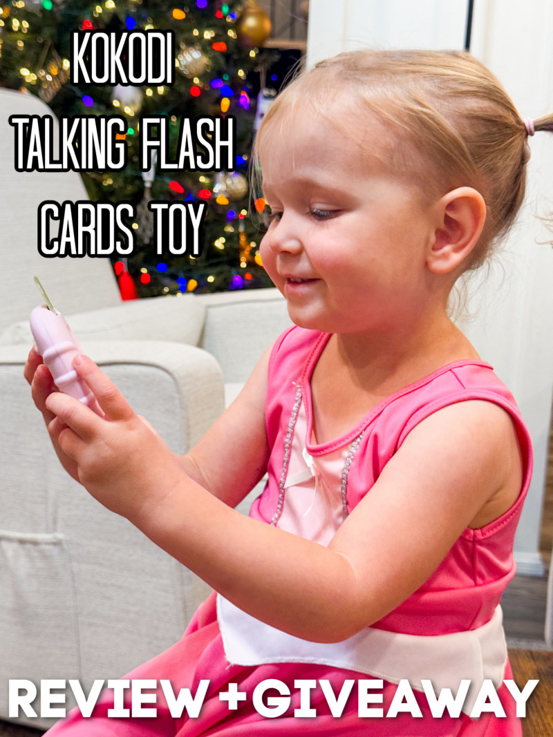 KOKODI Talking Flash Cards Toy Review + Giveaway.