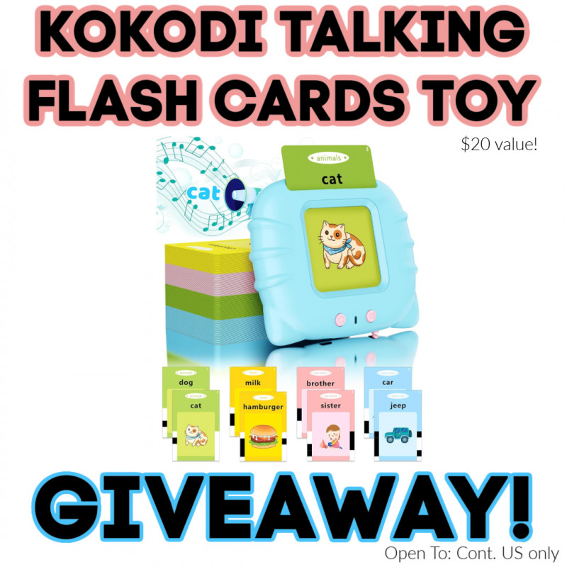 KOKODI Talking Flash Cards Toy Review + Giveaway.