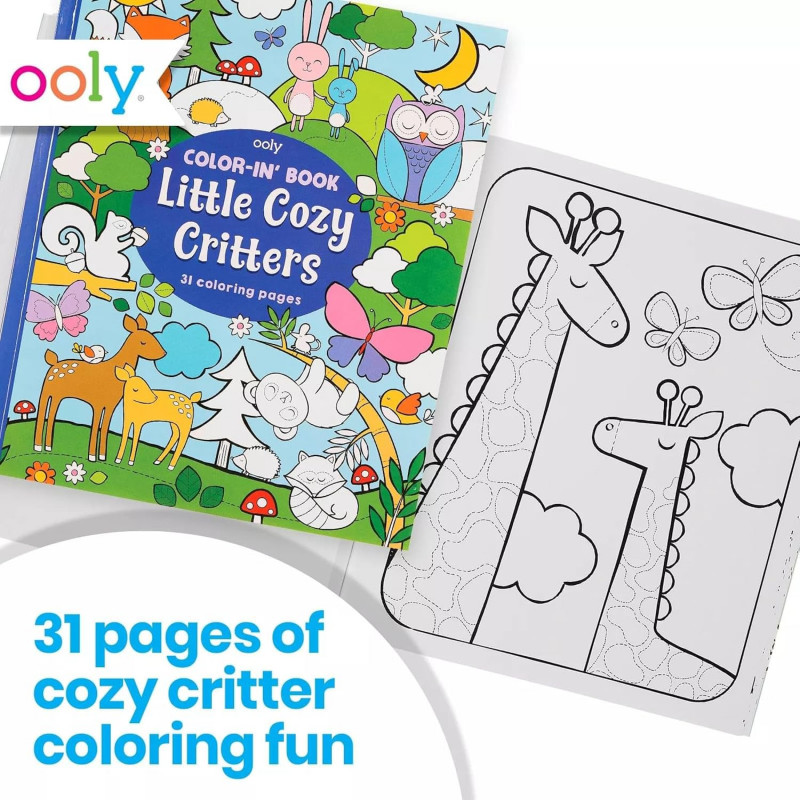  OOLY Coloring Book for Toddlers.