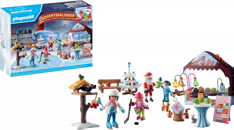 PLAYMOBIL Advent Calendar: Trip to the Christmas Market.