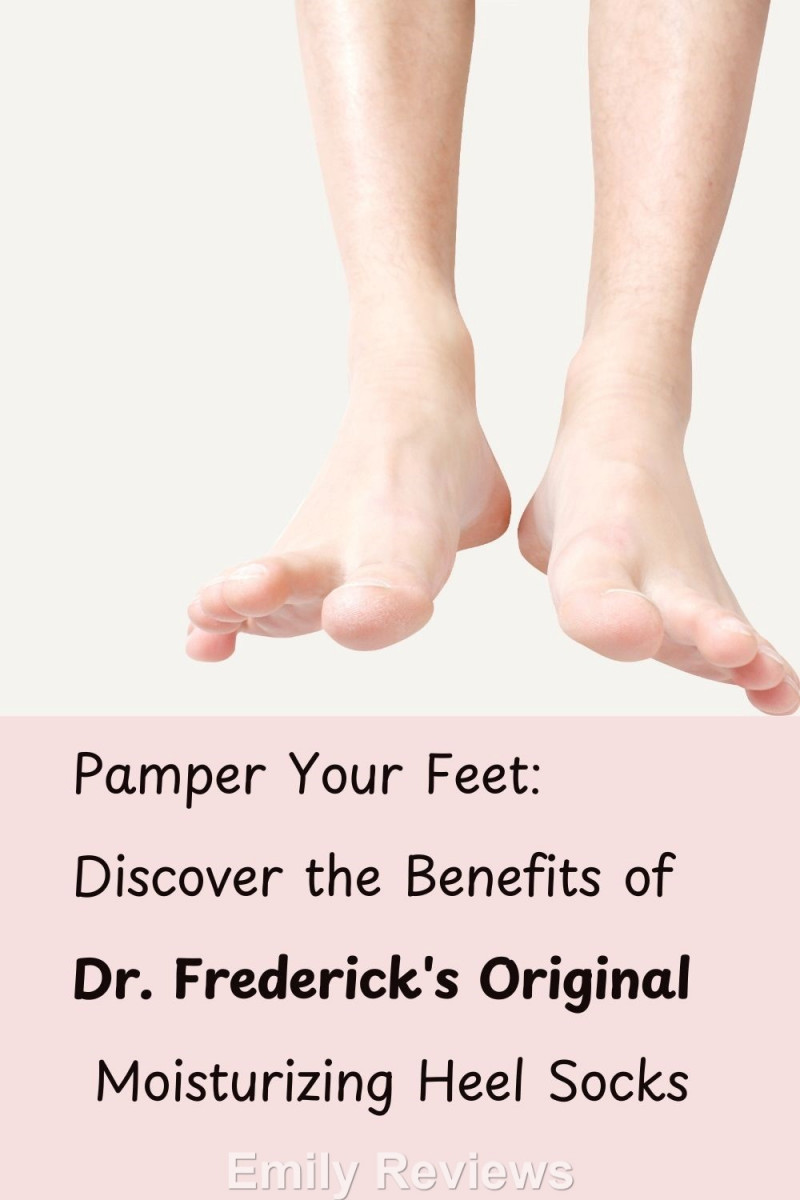 Dr. Frederick's Original, Moisturizing Heel Socks, Cracked Heels, Home Pedicure, Dry Skin, Foot Pain