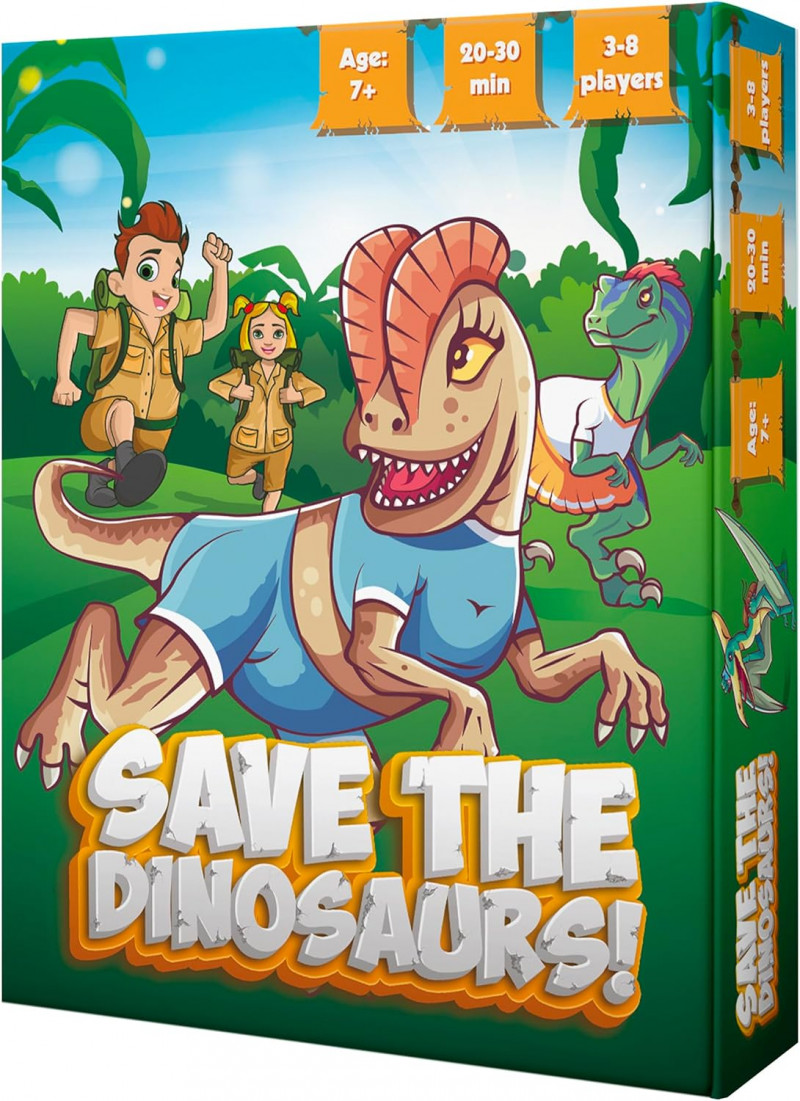 Save The Dinosaurs Card Game.