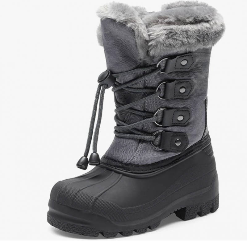 DREAM PAIRS Boys & Girls Knee High Winter Snow Boots.