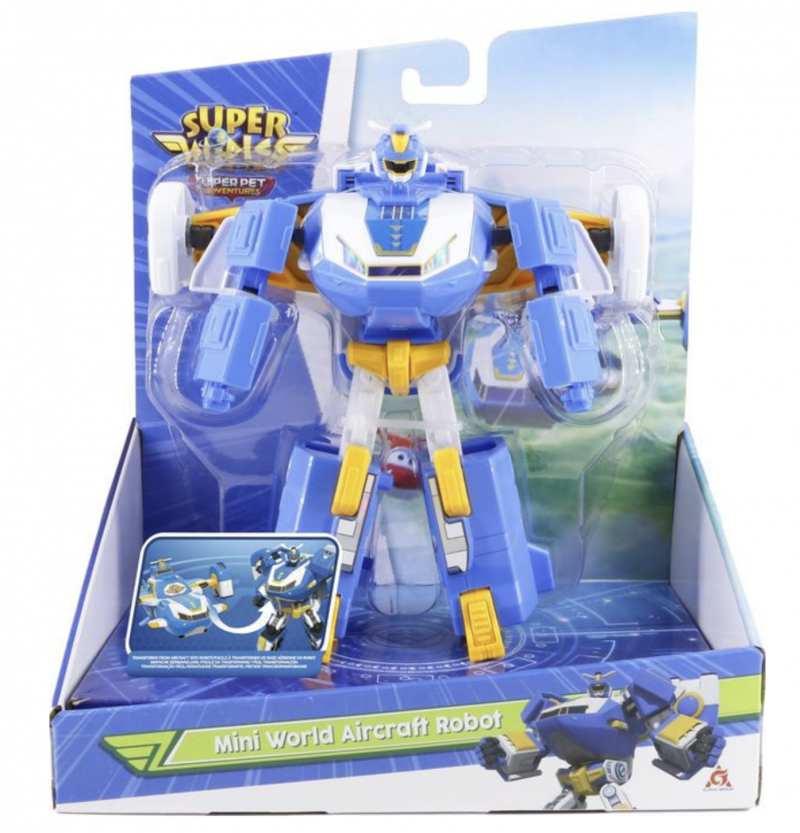 Super Wings Mini World Aircraft Robot.