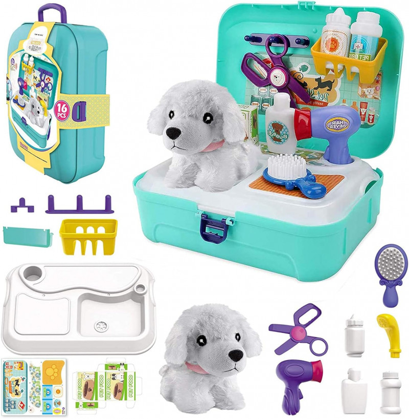 TEUVO Pet Care Play Set Doctor Kit.