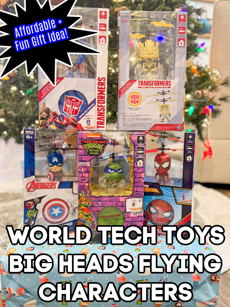 World Tech Toys Big Heads Flying Characters - Affordable & Fun Gift!