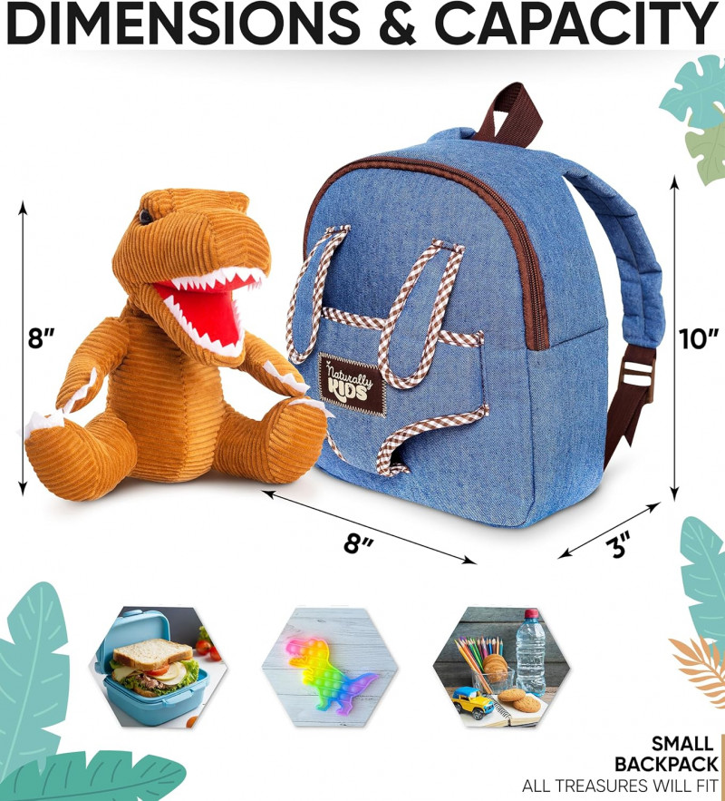 Naturally KIDS T-Rex Dinosaur Toys Backpack Giveaway.