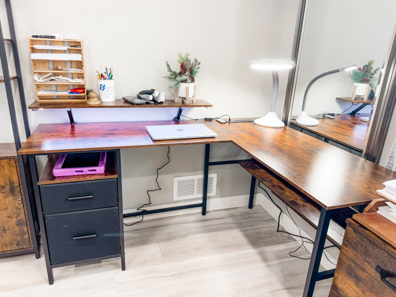 Turn Your Bedroom Into A Beautiful Combo Office With Vasagle (+ Giveaway!)