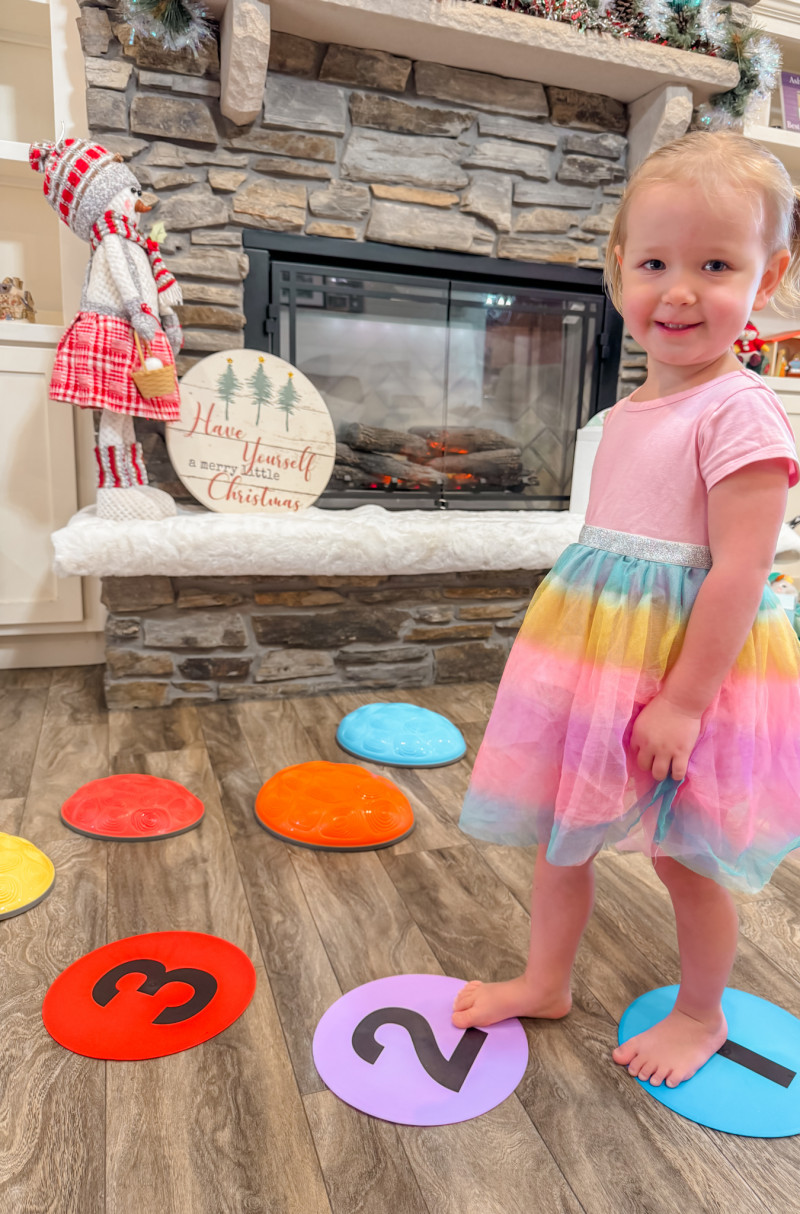 Outree Balance Stepping Stones and Sensory Play Tent Review (+ Giveaway).