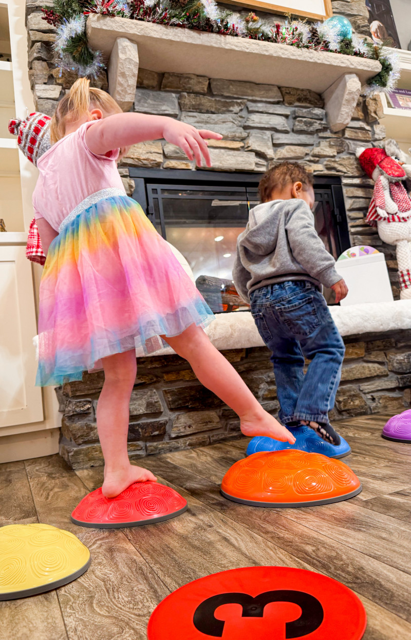 Outree Balance Stepping Stones and Sensory Play Tent Review (+ Giveaway).