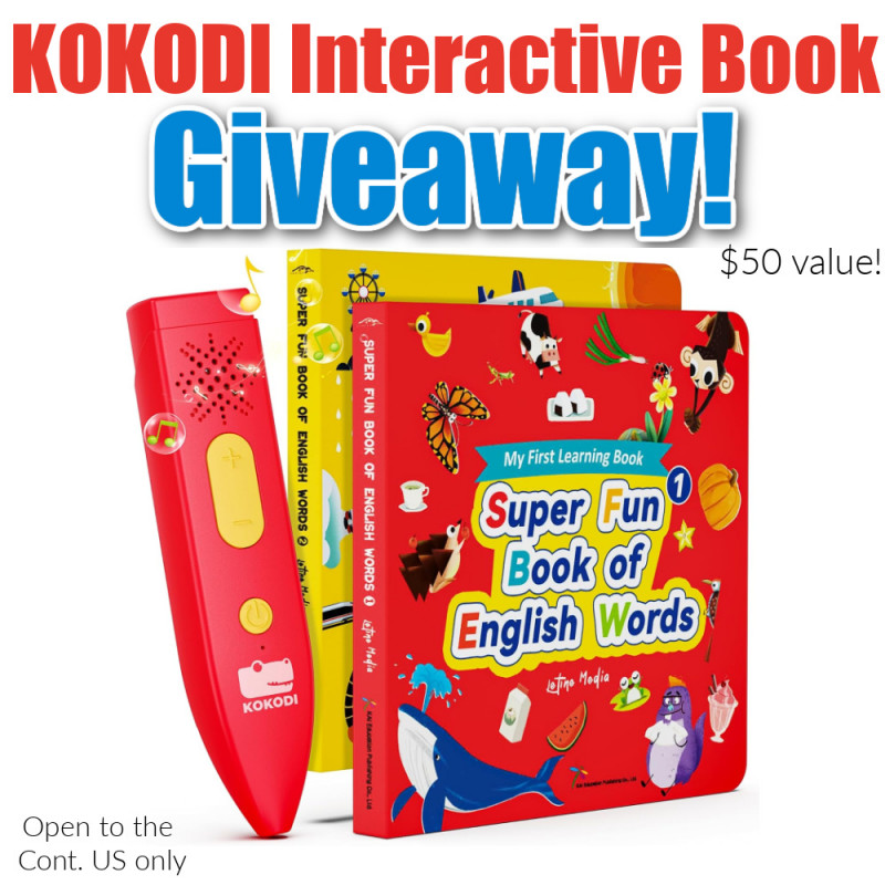 KOKODI Talking Pen Interactive Audio Sound Books Review + Giveaway.