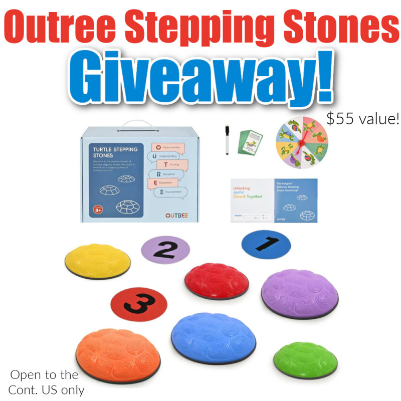 Outree Balance Stepping Stones and Sensory Play Tent Review (+ Giveaway).