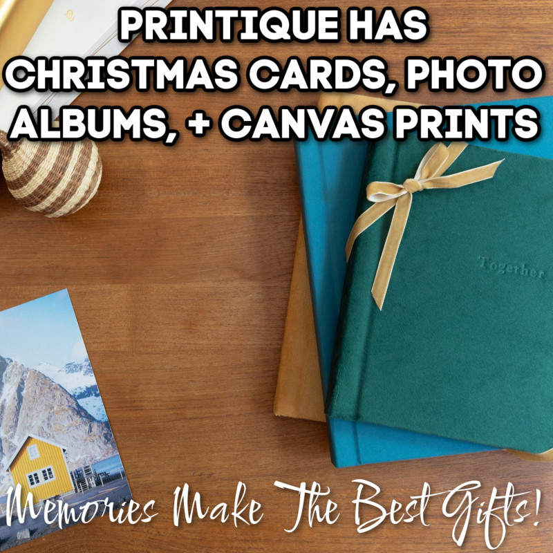 Printique Has Christmas Cards, Photo Albums, + Canvas Prints (All Great Gifts!)