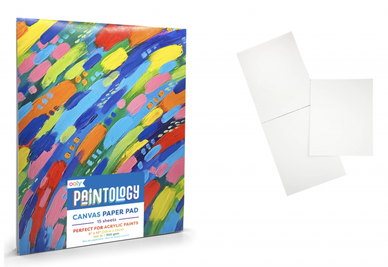 Paintology Canvas Paper Pad - 15 Sheets.