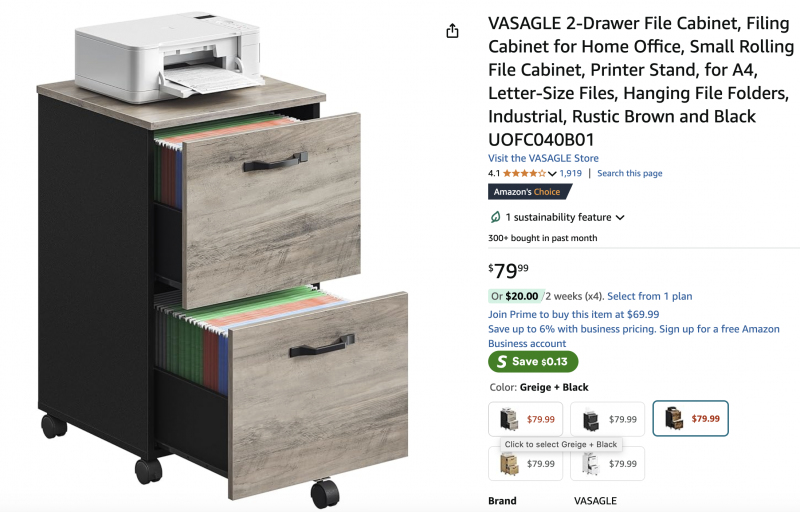 Turn Your Bedroom Into A Beautiful Combo Office With Vasagle (+ Giveaway!)