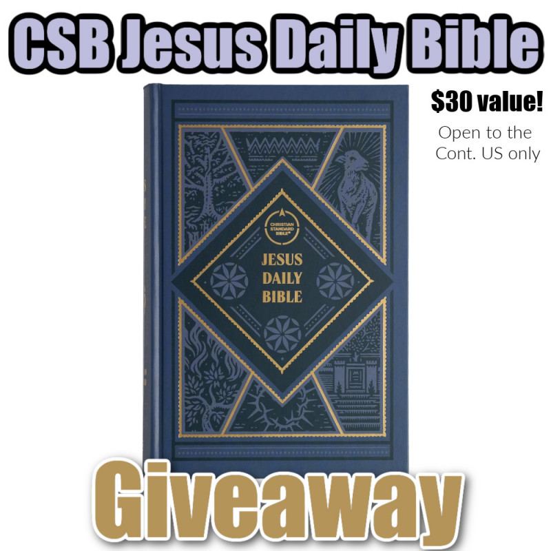 CSB Jesus Daily Bible Review + Giveaway.