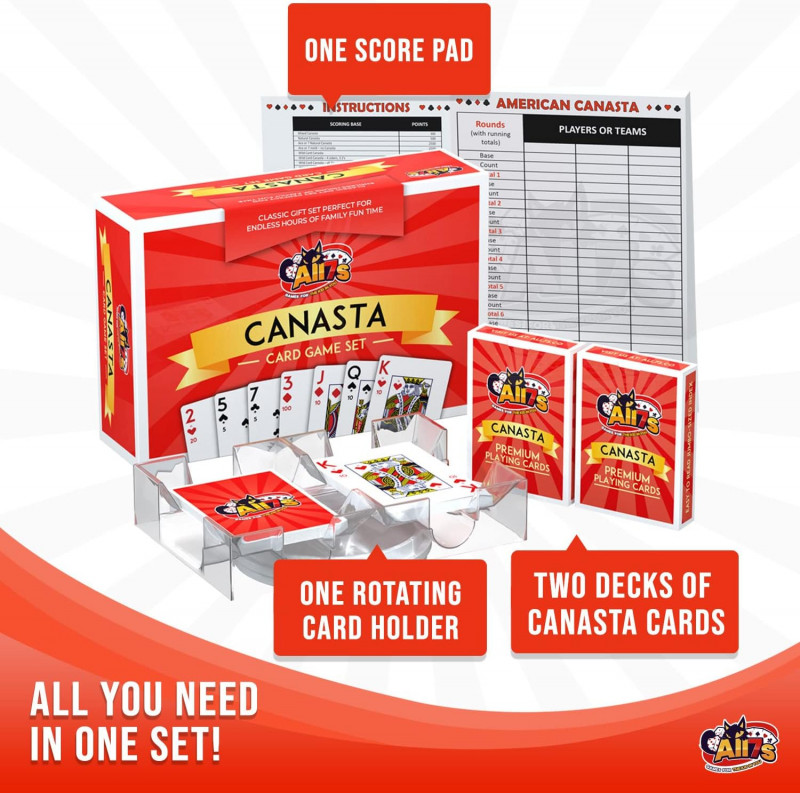 Canasta Cards Deluxe Game Set.