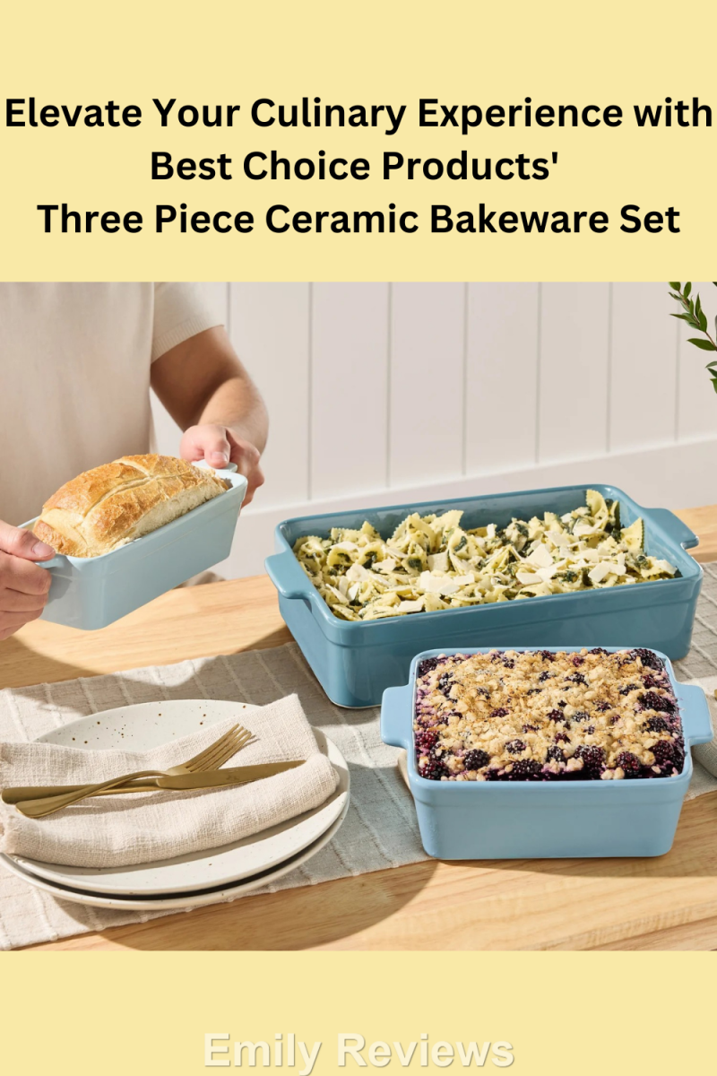 Best Choice Products, Wedding Gift Idea, Baking Dishes, Ceramic Bakeware, Dishwasher Safe, Microwave Safe