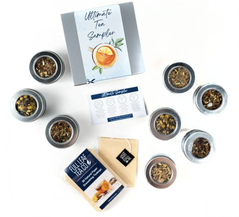 Full Leaf Tea Company Ultimate Tea Sampler.