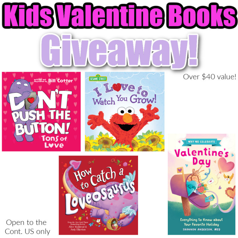 Valentine Kids Books Giveaway.