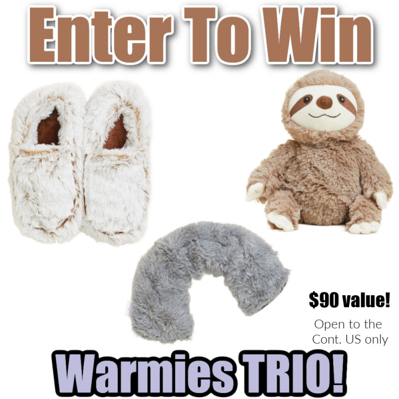 Warmies Trio Giveaway (+ Discount Code).