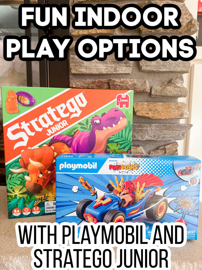 Fun Indoor Play With Playmobil And Stratego Junior.