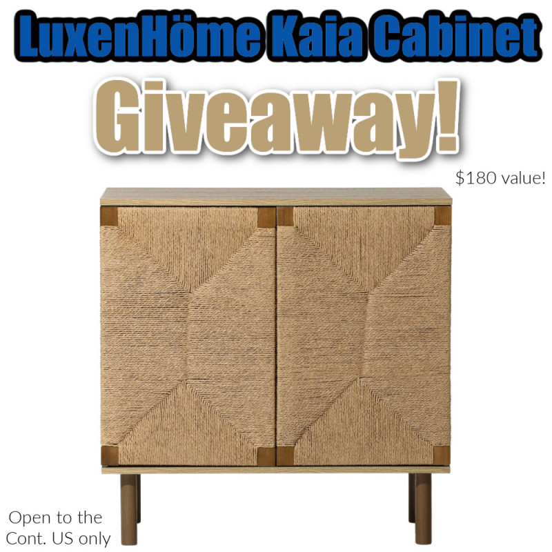 LuxenHöme Kaia Cabinet GIVEAWAY!