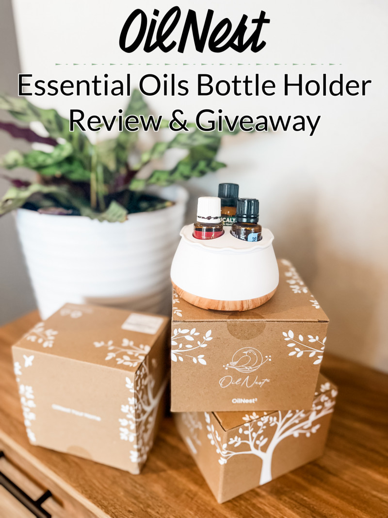 OilNest - Essential Oils Bottle Holder Review & Giveaway.