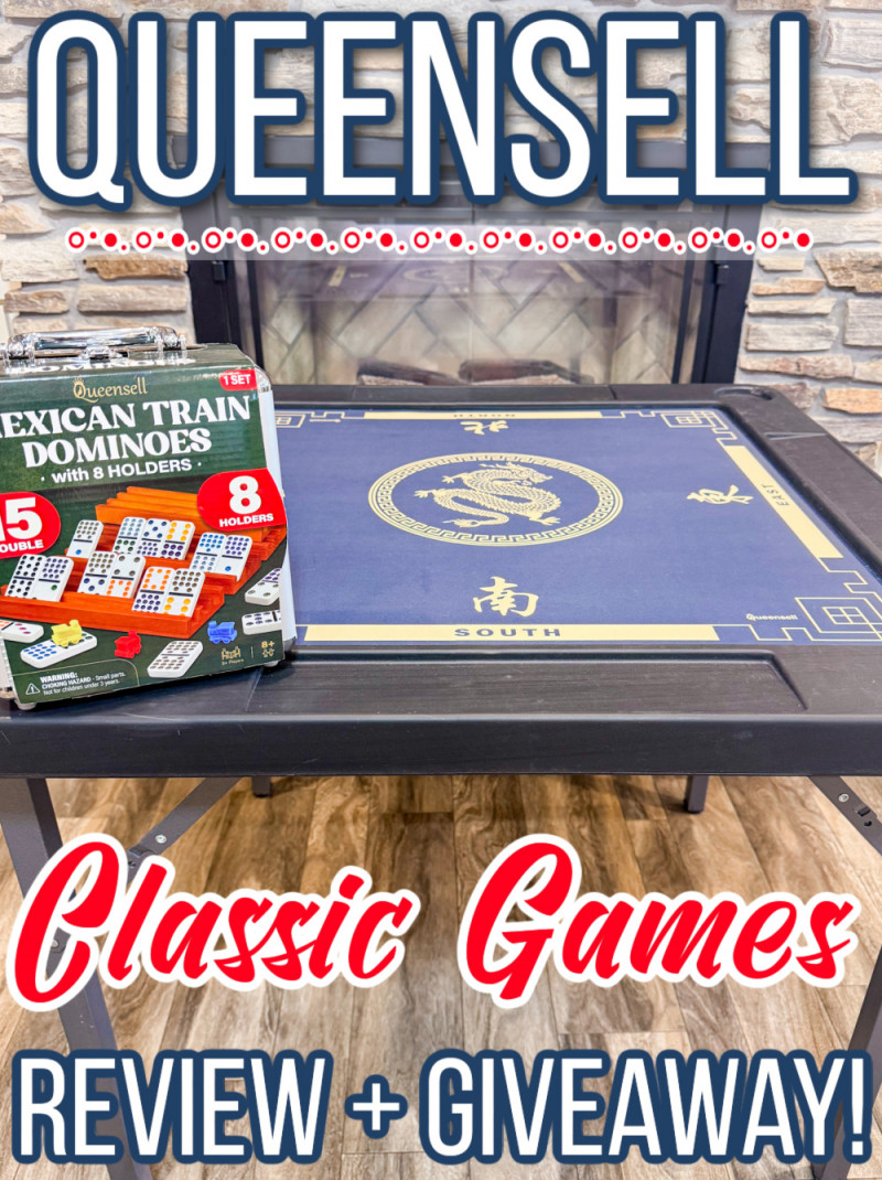 Queensell Game Table + Dominoes Review + Giveaway.