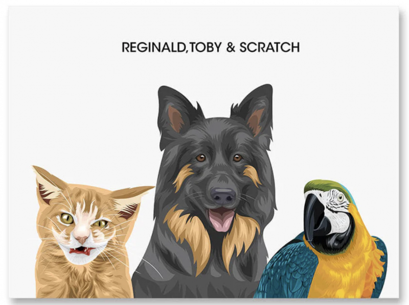 Lord Of The Pets Custom Pet Portraits Featuring YOUR Favorite Animal (+ Giveaway).