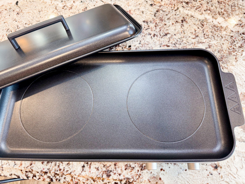 AMZCHEF Double Induction Cooktop with Removable Griddle Review.