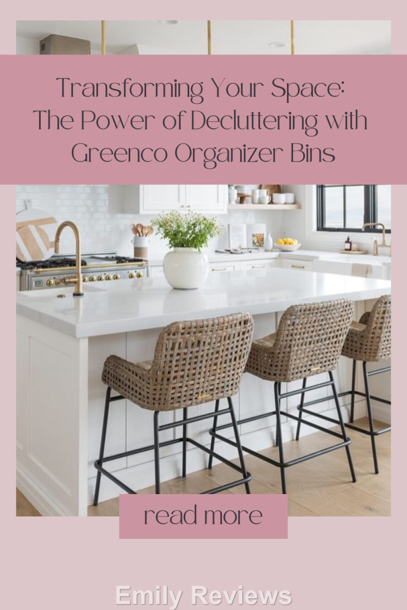 Greenco, organizing bins, storage solutions, decluttering, pantry, kitchen, cosmetics, spring cleaning